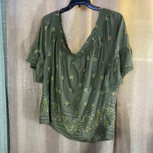 Flowy off the shoulder top.